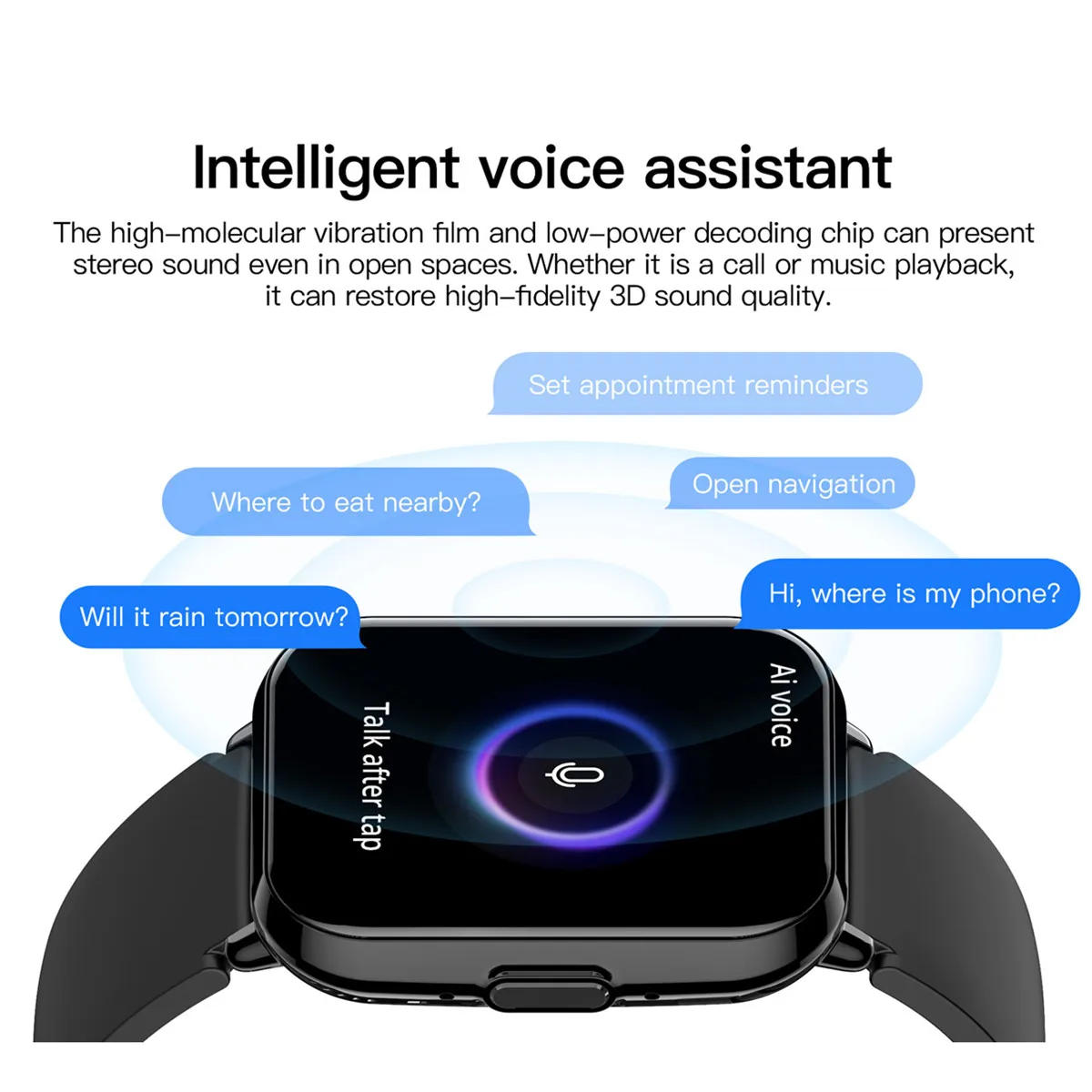 ساعة Xiaomi Woman الذكية المقاومة للماء 1ATM Call Voice Assistant Whatsapp Reminder بطلب مخصص ساعة ذكية للسيدات لنظام Android IOS