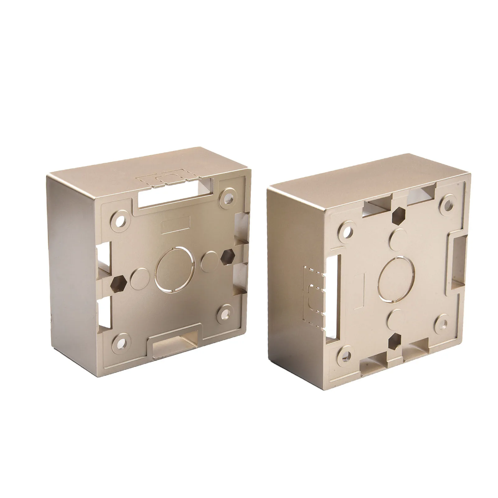 Ethernet Faceplate For Mounted Box 86mm x 86mm x 40mm for Secure Installation and Organized Ethernet Cable Solutions