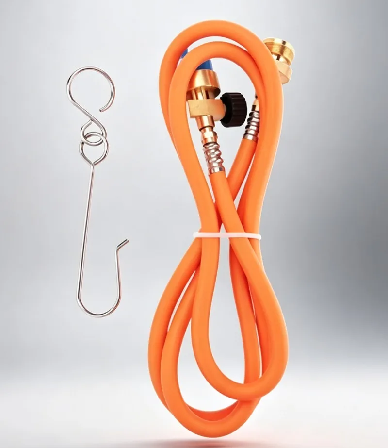 CGA600 1.5M MAPP Welding Torch Extension Hose Kit with Belt Hook for HVAC Plumbing Brazing
