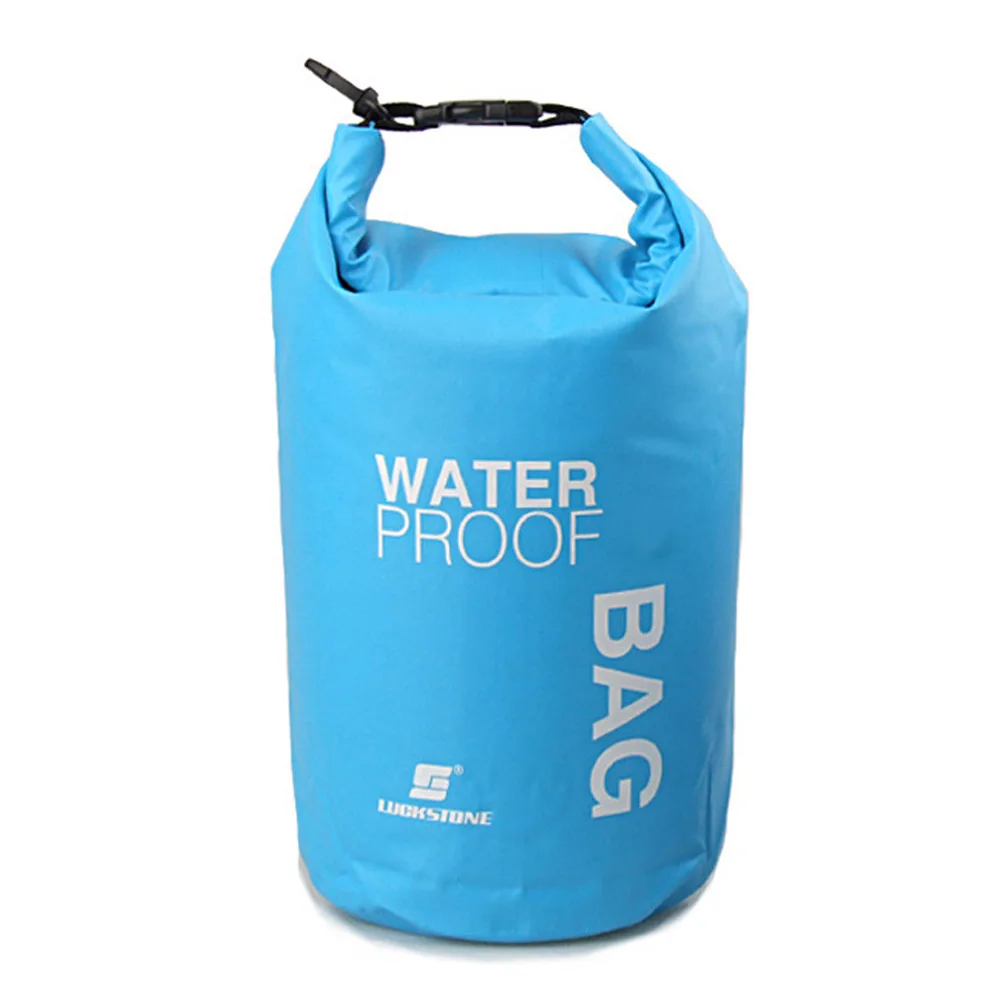 2L/3L/5L/10L/15L PVC Waterproof Dry Bag Pocket Outdoor Diving Foldable Storage Beach Swimming Bag Rafting River Ocean Backpack ﻿