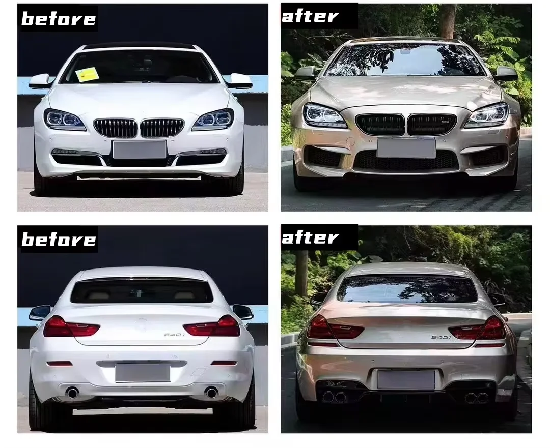 6 Series F06 F12 F13 Wide Body Kit Auto Tuning Accessory for bmw 6 Series F06 Modified to M6 Car Parts M6 Body Kit