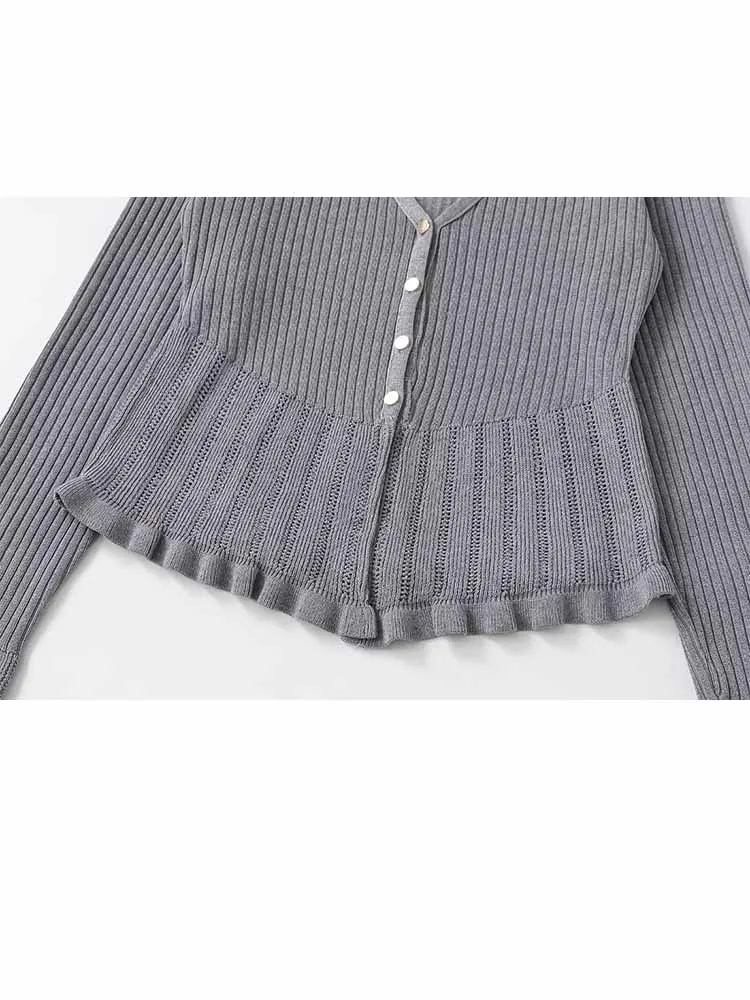 HH امرأة الربيع طويلة الأكمام واحدة الصدر الطبقات الديكور الخامس طوق سترة الإناث تنوعا التنقل سترة مشغولة من الصوف #6