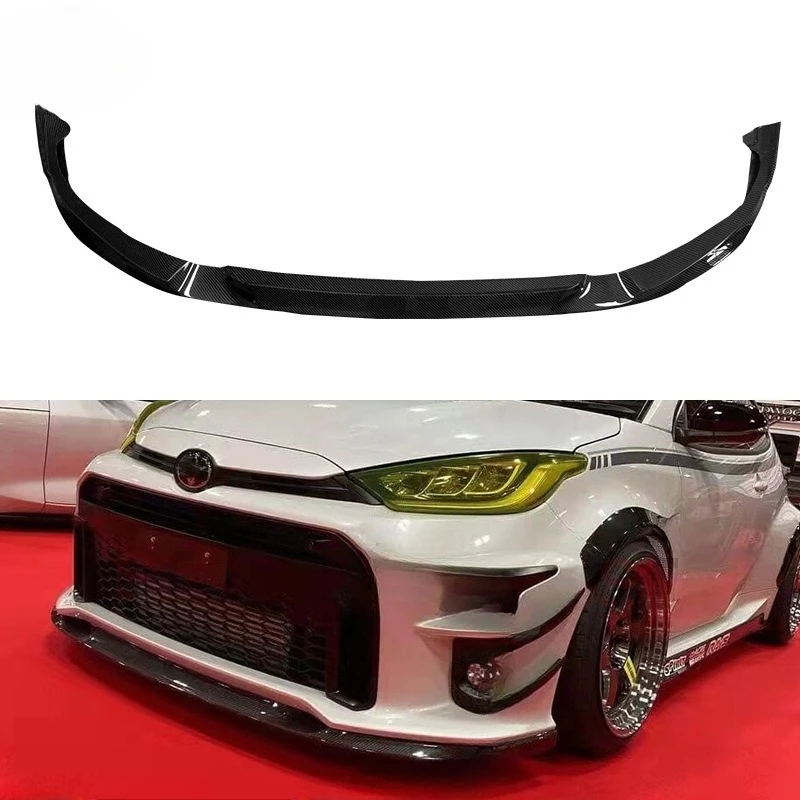 

Suitable For Toyota Yaris GR Yaris Carbon Fiber Front Lip Front Bumper Front Shovel Chin Diffuser Retrofit