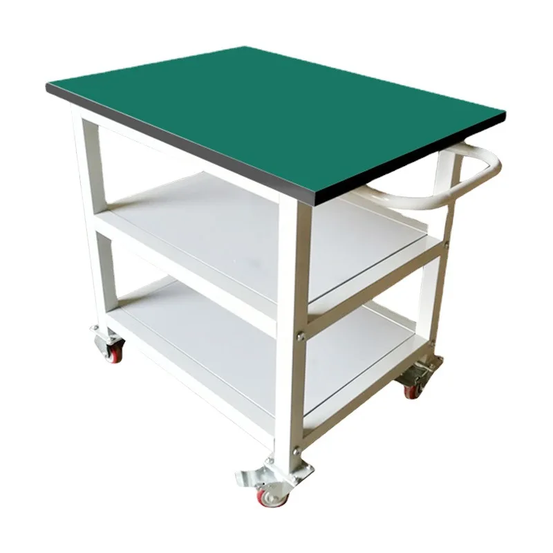 Packaging console maintenance inspection Pulley workbench three-layer anti-static