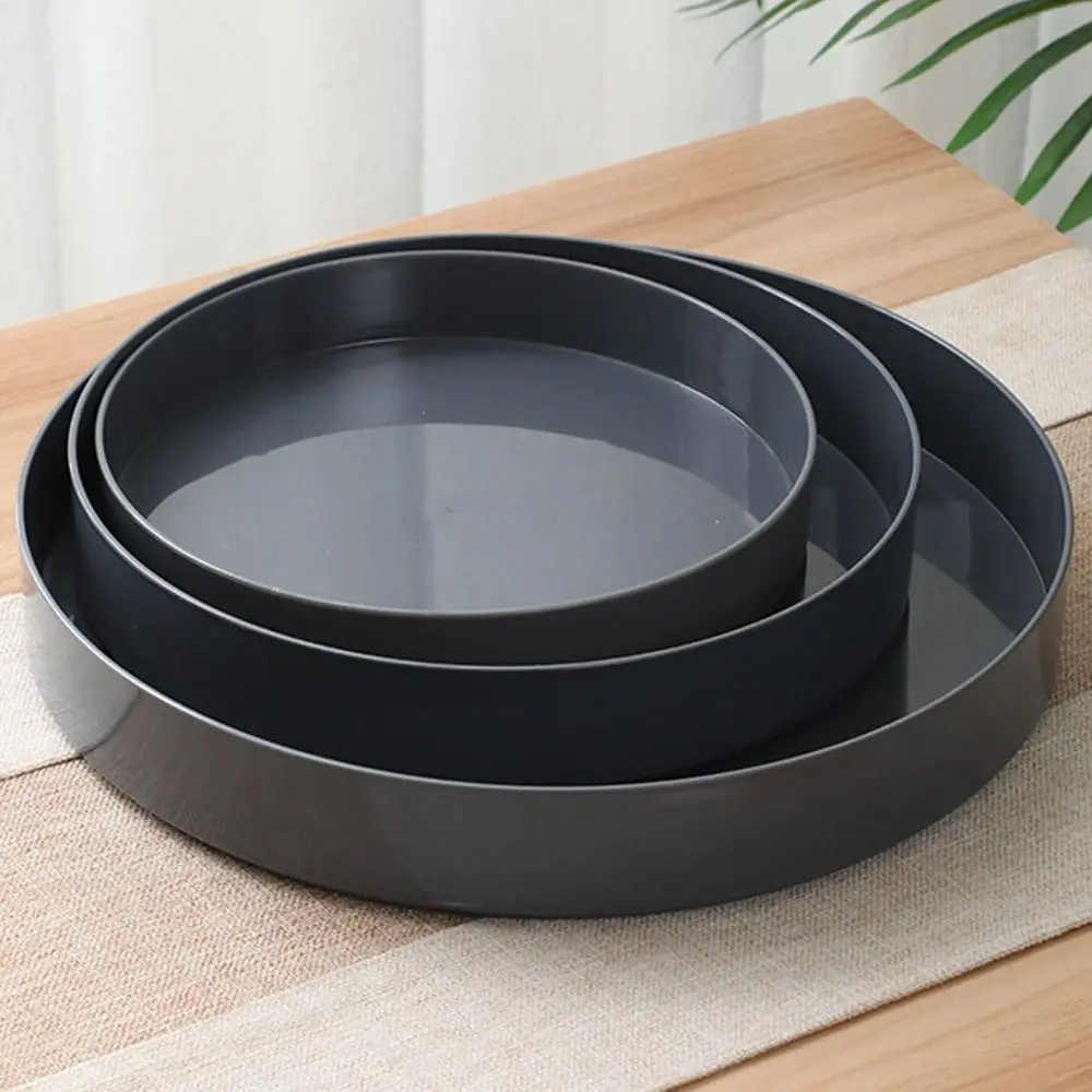 

Creative Round Flower Arrangement Tray Large Thickening Flower Container Japanese Style Plastic Flower Tray Garden Courtyard