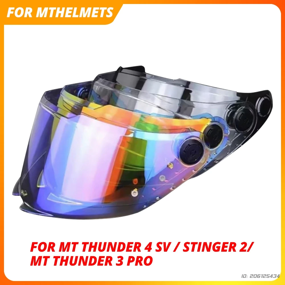 

Козырьки для мотоциклетного шлема для MT THUNDER 4 SV/STINGER 2/MT THUNDER 3 Pro, мотоциклетный шлем, пылезащитный, ветрозащитный щиток, защита от ультрафиолета