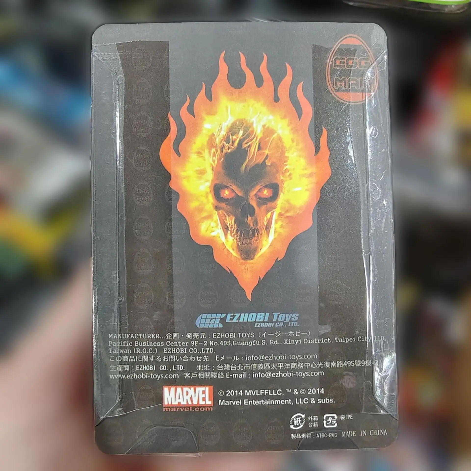 Marvel Superhero Ghost Rider Mini Doll Decoration Car Toy Decoration Collection Desktop Decor Toy Gift for Friends