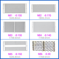 10/30/50/100pcs/Box Resistance Mesh Wire 0.13 0.14 0.15 0.17 0.2ohm 18x6.2 16x6.8 17x8.5mm for Home Electronics Accessary 7Types