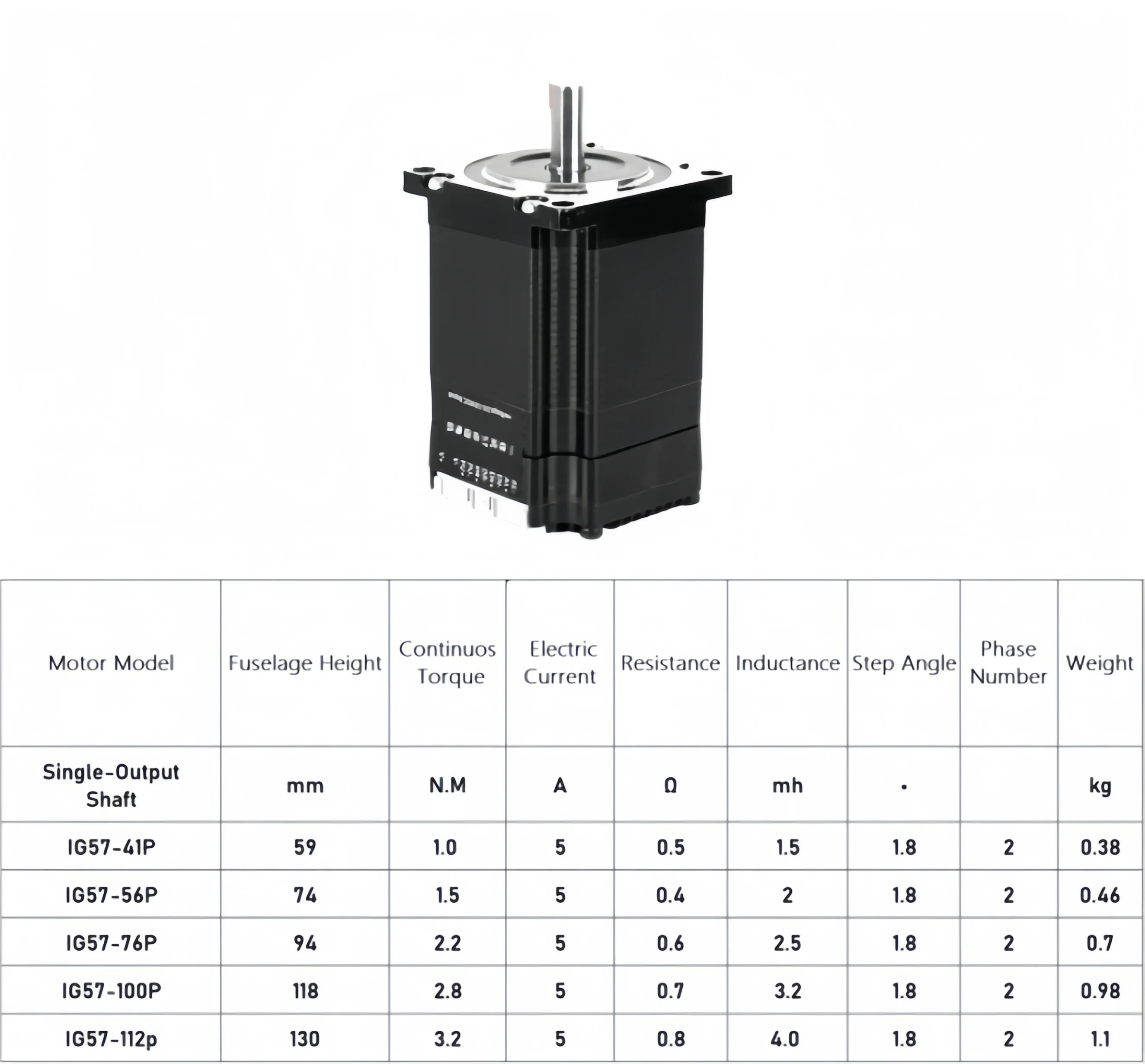 57 Stepper Motor Drive Control All-in-One Closed Loop Stepper Motor RS485/Pulse Control NE  MA23 Motor