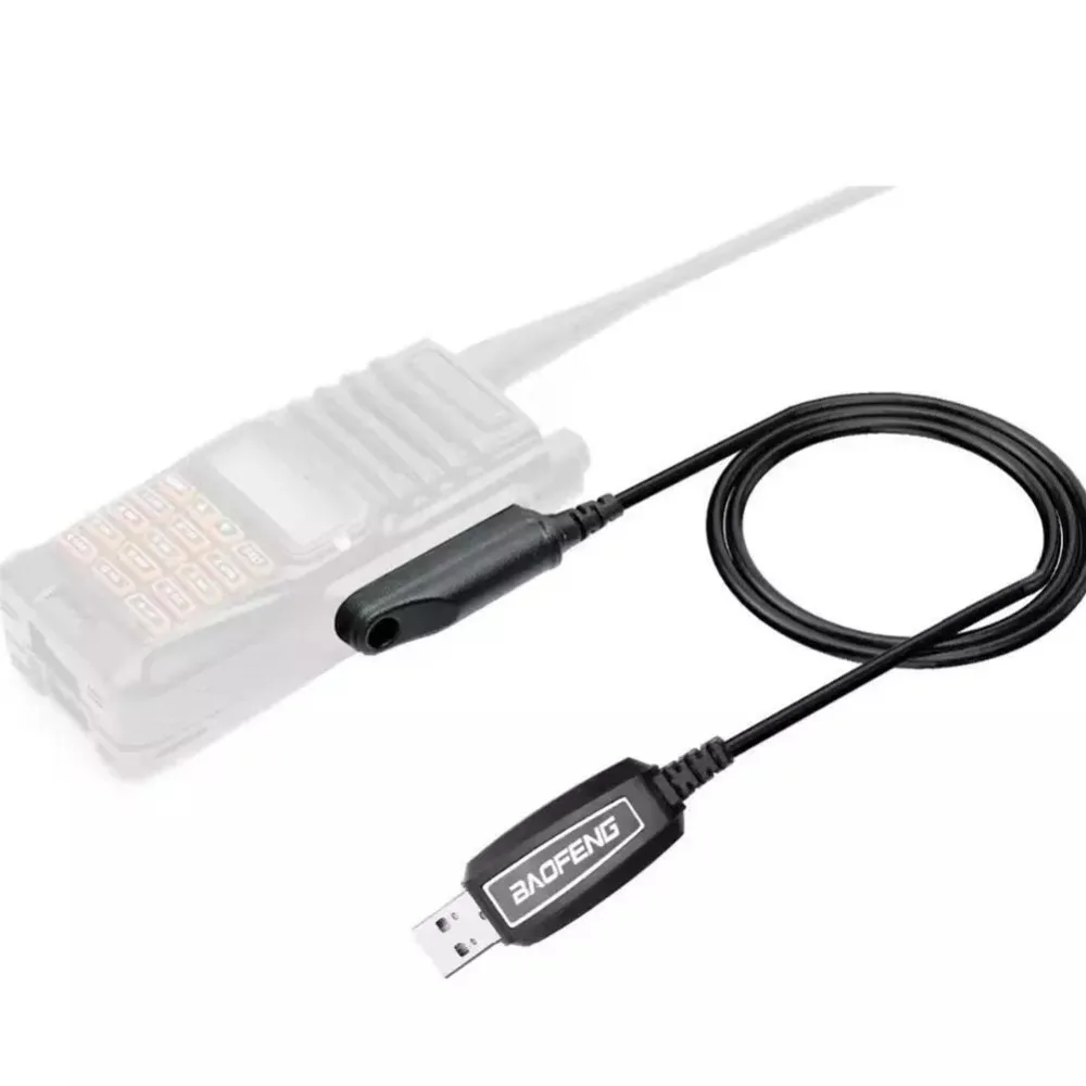 Waterproof USB Programming Cable Two Way Radio Program Line Walkie Talkie Writer Cable with Driver CD for BF-UV5R 888S