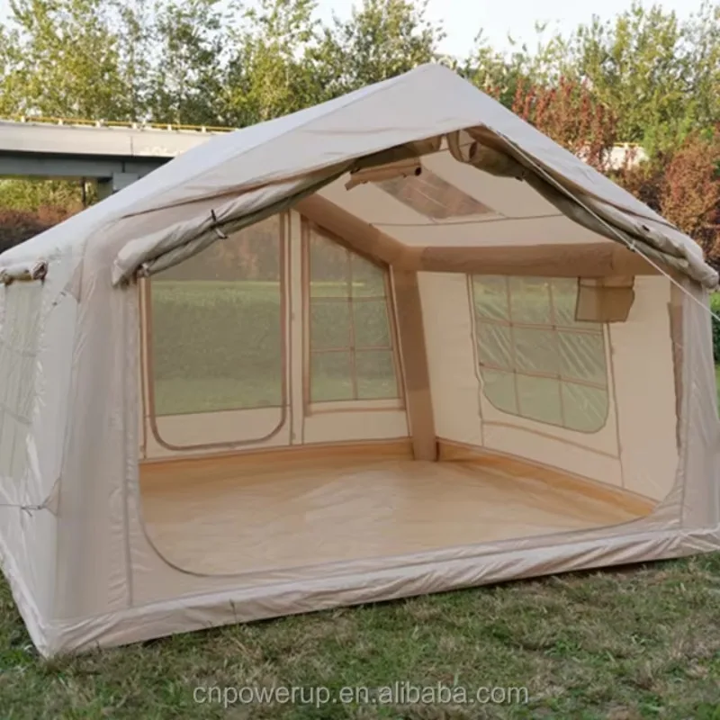 

XMSJ Factory Cheap Large 8-square-meter Portable Outdoor Camping Waterproof 420D Oxford Fabric PVC Four-season Family Inflatable