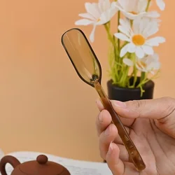 Plastic Tea Spoon Simple Long Handle Thickened Small Teaspoon Kung Fu Teaware for Making Tea Gentlemen Tea Ceremony Accessories