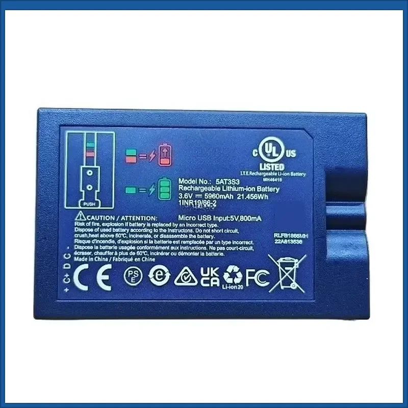 5960mAh High-Quality Replacement Rechargeable Battery for Ring Video Doorbell 4/3/2 Ring Door View Cam Battery