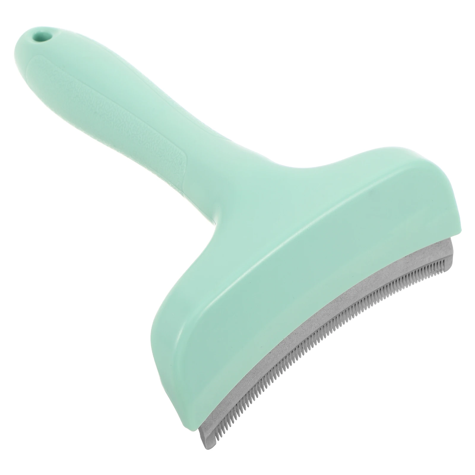 

Effective Pet Deshedding Comb for Dogs Cats with Stainless Steel Teeth Removes Loose Undercoat Tangles and Knots