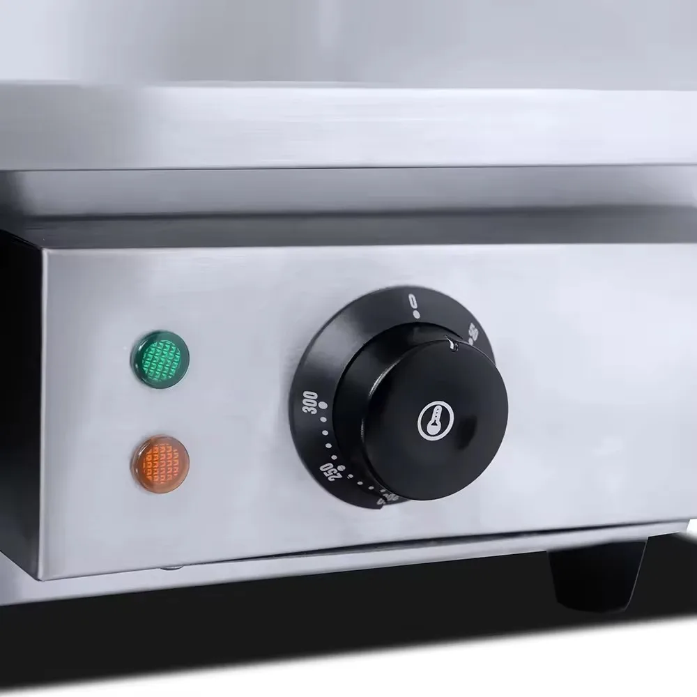 Hotel Restaurant Multifunctional Kitchen Equipment - Stainless Steel Mini Desktop Electric Griddle, Non-Stick & Fast Heating