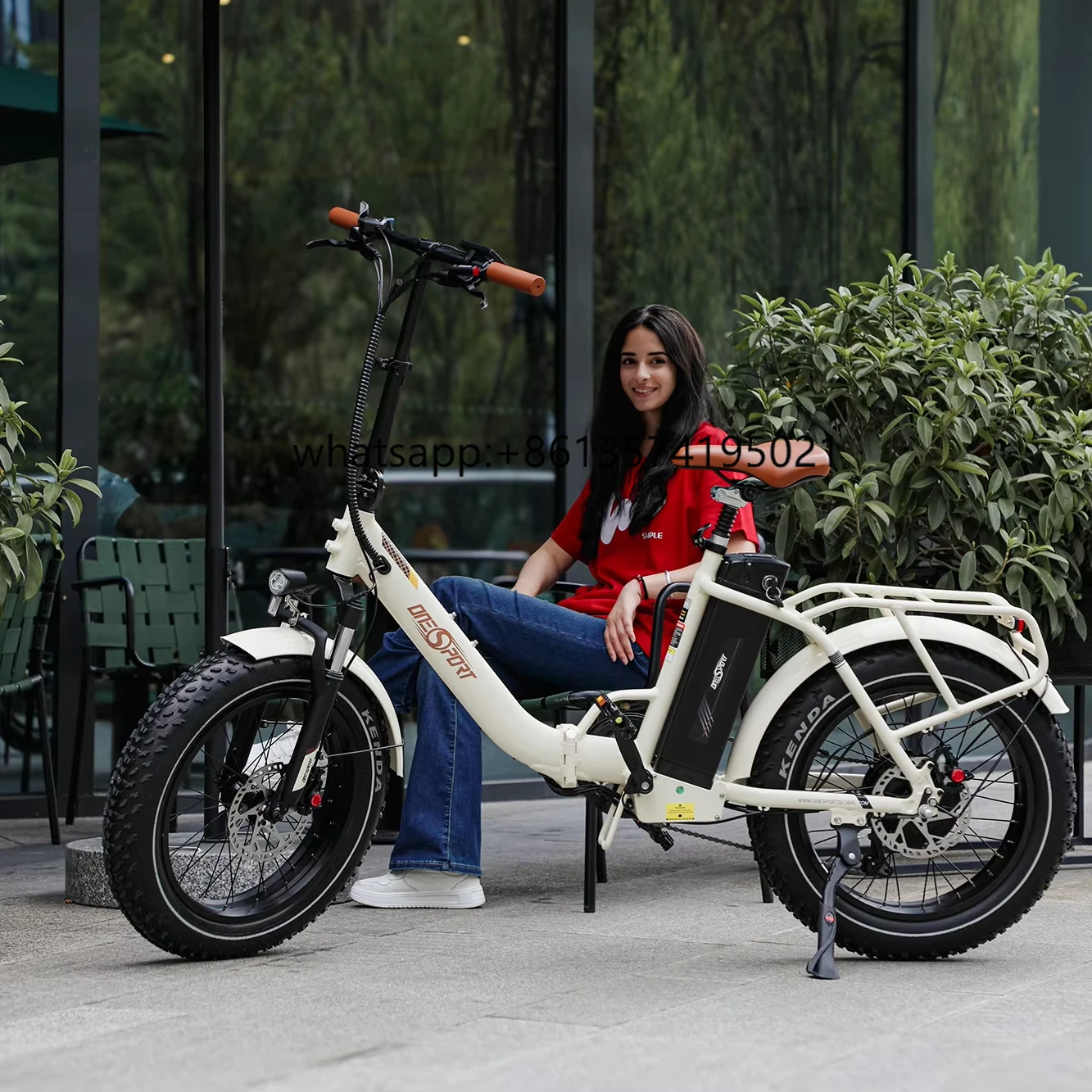 

18ah Battery Long Range EU Free Shipping Electric Motor Style Ebike 500W Folding Electric Bike 7-Speed Fat Tire Ebike