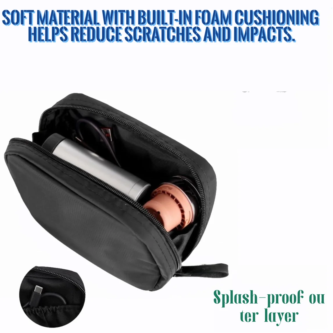 Hot Sales Portable Fan Tactical Water For-Bottle Bag Outdoor Black Activities Camping Drawstring Water Bottle Holder Tool