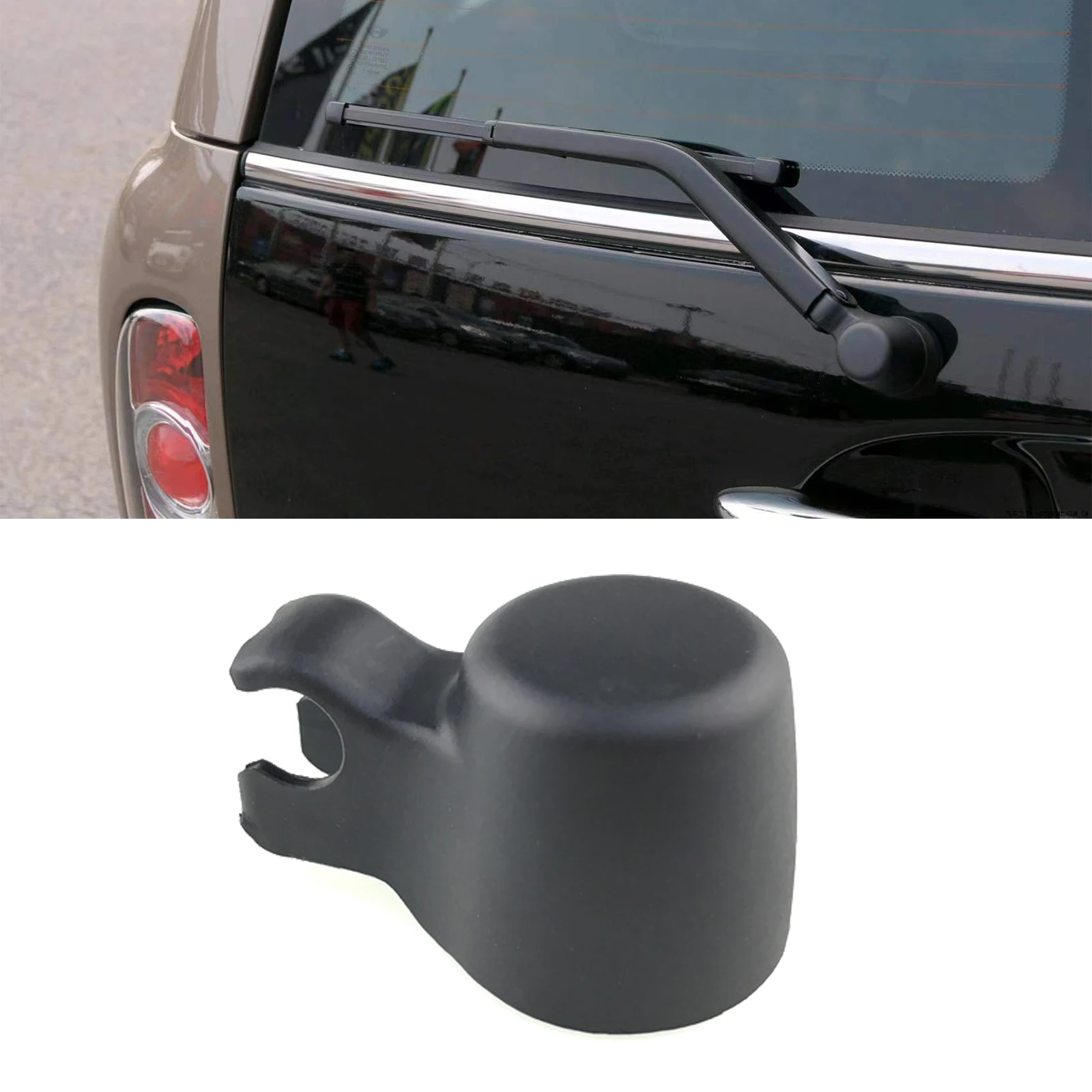 Rear Windshield Windscreen Washer Wiper Arm Nut Cover Cap For Mini Cooper Clubman R55 2008-2015 Car Accessories Accsesories