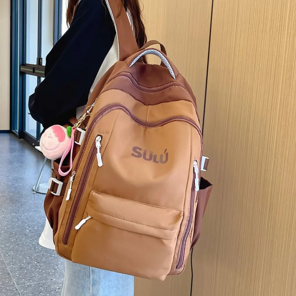 Backpack for Female Junior High School Girls High School Students Japanese style Simple Large Capacity Backpack Korean