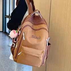 Backpack for Female Junior High School Girls High School Students Japanese style Simple Large Capacity Backpack Korean