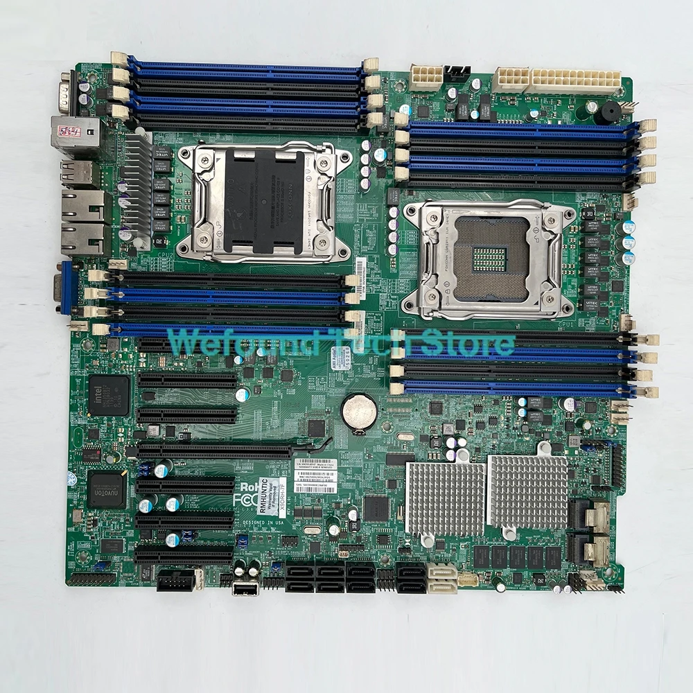 Hot Sale High Quality Workstation Motherboard 8x SAS2 X9DRH-7F