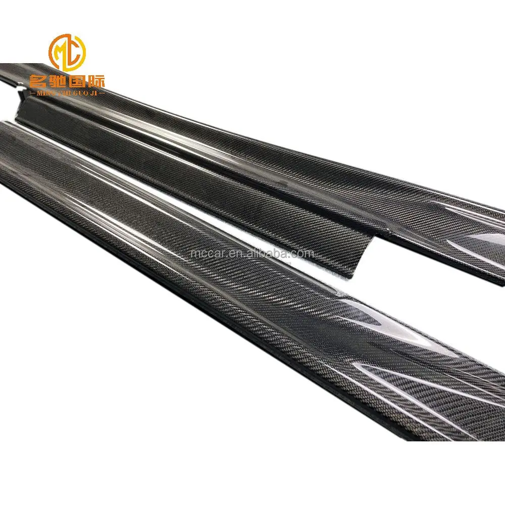 الأكثر مبيعًا لنيسان GTR GTR35 التنانير الجانبية ألياف الكربون TS نمط سيارة التنانير الجانبية الوفير