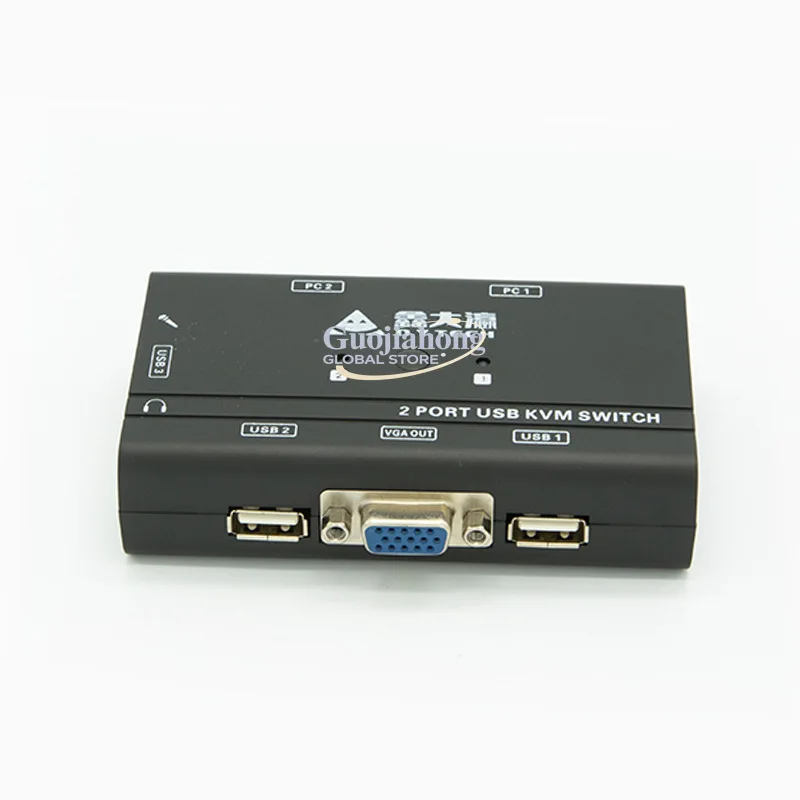 

usb kvm switcher 2 ports automatic audio usb sharing 2 in 1 out mouse keyboard multi-computer sharer