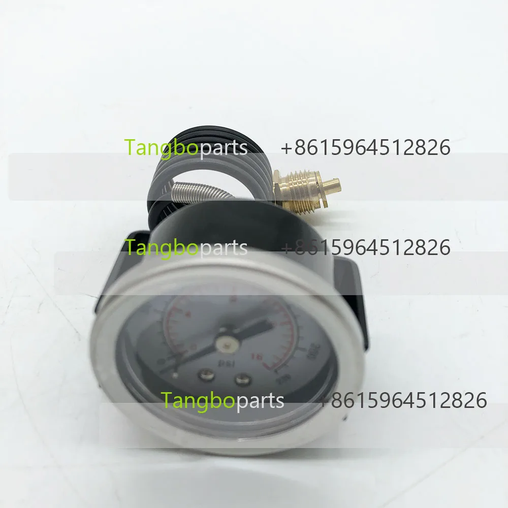 Coffee Machine Spare Parts 40MM Diameter G1/4' 16KG 16BAR Steam Generator Capillary Gauge