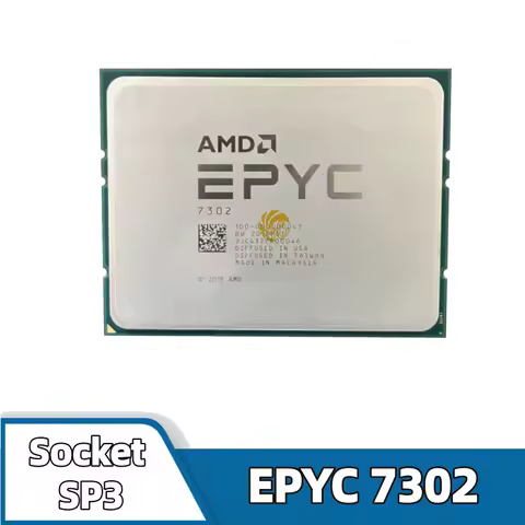 CPU AMD EPYC 7302 7nm 16 núcleos 32 threads 3,0 GHz 128 MB 155 W soquete SP3 EPYC7302