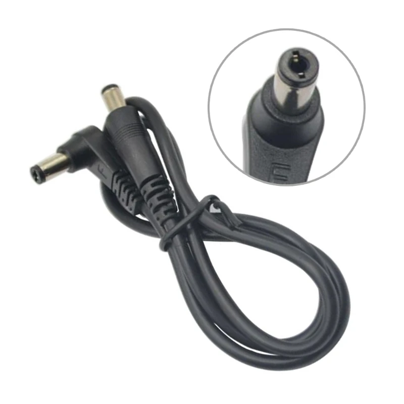 Male to Male Power Cable for Guitar Effect Pedal, 24AWG Connector Plug, Wire Adapter, 5.5x2.1mm