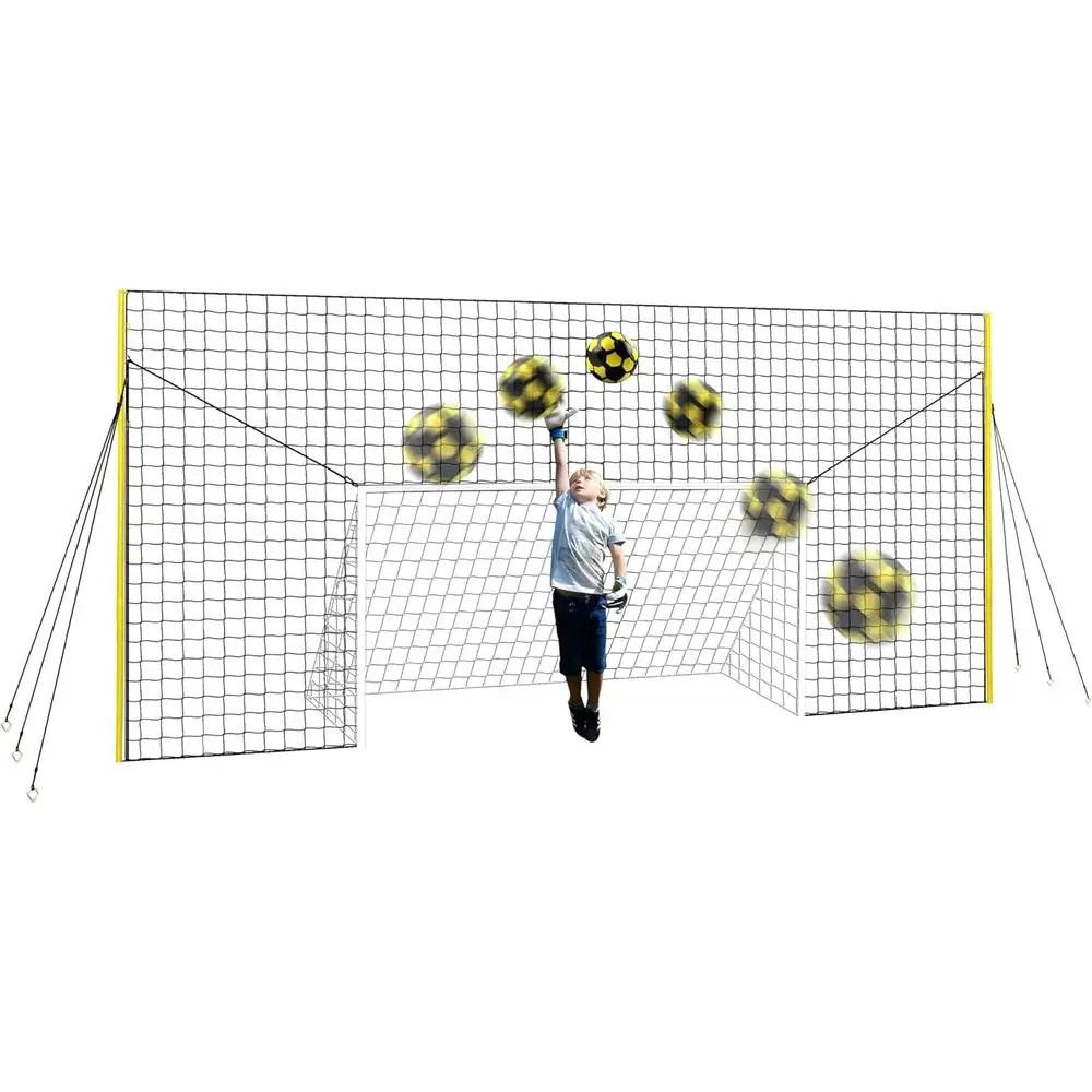 

Versatile Soccer Training Net - Goal, Volley, Passing - Outdoor & Backyard Sports