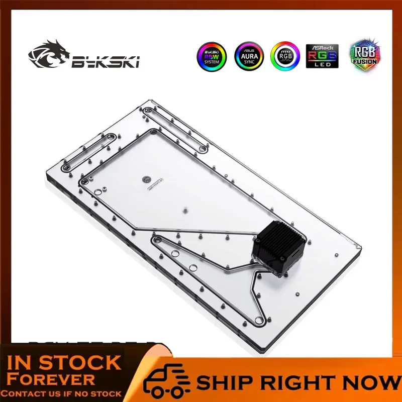 

Bykski RGV-TT-P7-P, распределительная пластина RGB для динамического корпуса Thermaltake P7, насос резервуара для воды в доске для охлаждения ПК