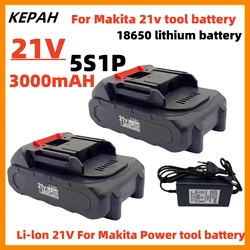 Original 5s1p 3000mAh 21V Rechargeable Lithium-Ion Battery for Makita 18V 20V Cordless Dirll/Brushless Wrench/Screwdriver