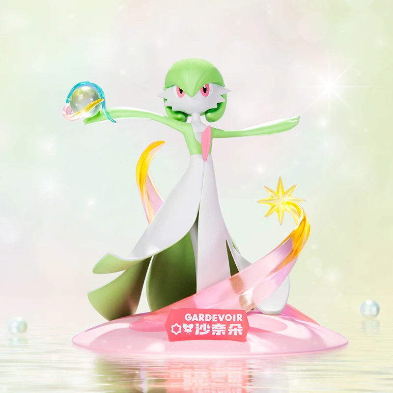 새로운 오리지널 포켓몬 귀여운 Gardevoir 인형 정품 애니메이션 액션 피규어 수집 모델 장식품 어린이 장난감 생일 선물