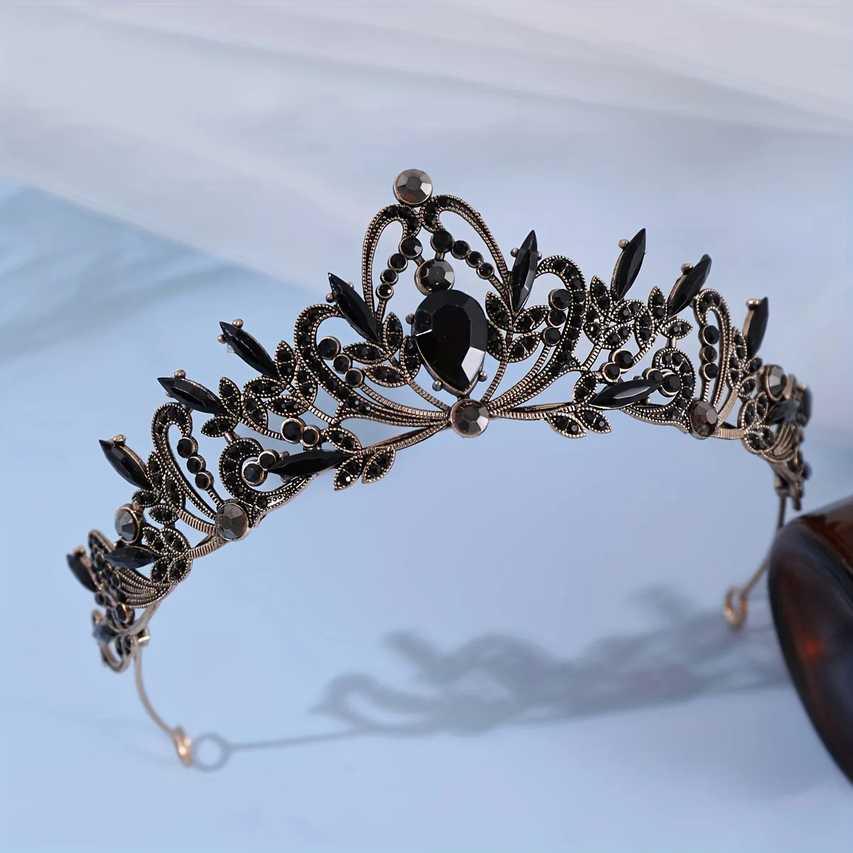 

Baroque Crystal Tiaras And Crowns Vintage Rhinestone Princess Prom Crown Diadem For Bride Women Wedding Hair Accessories Jewelry