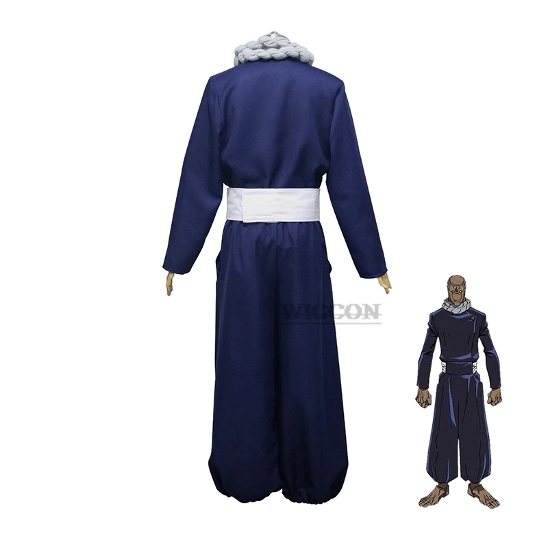 Anime JJK Cosplay Koukichi Muta Cosplay DK Machamaru Cosplay Costume Dark Blue Suit Men Kids Hallowen Party Roleplay Uniform