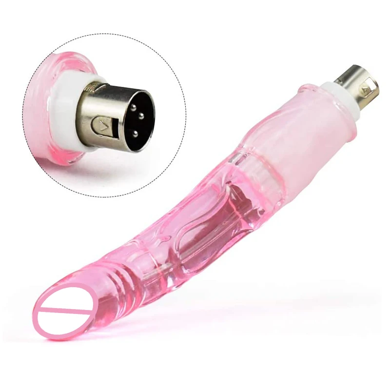 Classic Sex Machine Dildos Anexos para Homens e Mulheres, Masturbação Soft Anal Plugs Brinquedos, 3XLR