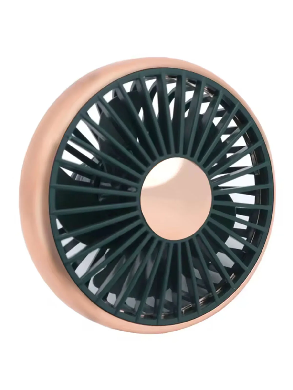 New Car Mini Fan Car Cooling Fan USB Car Air vent clip small Fan With Ambient Lighting 3 Speeds Adjustable Electric Powerful Fan view 4