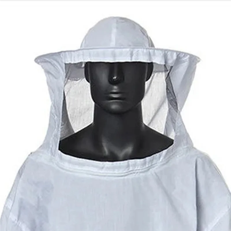 Chaqueta de apicultura protectora para piojos, mono con velo, mangas casquillo de apicultura, traje de apicultor, chaqueta de abeja para apicultura