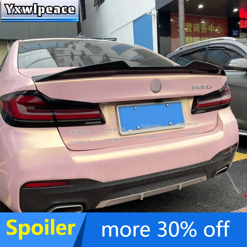 

For BMW G30 G38 520i 535i 530i 525i 2018-2022 PSM Style ABS Plastic Unpainted Primer Rear Trunk Lip Spoiler Wing Car Styling