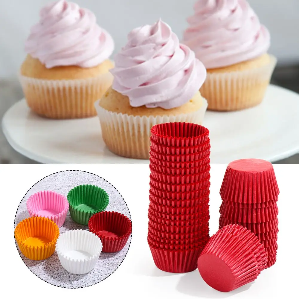 500/1000PCS Tablett Kuchen Liner Party Liefert Gebäck Werkzeuge Kuchen Papier Tassen Schokolade Papier Liner Cupcake Wrapper Muffin Fällen