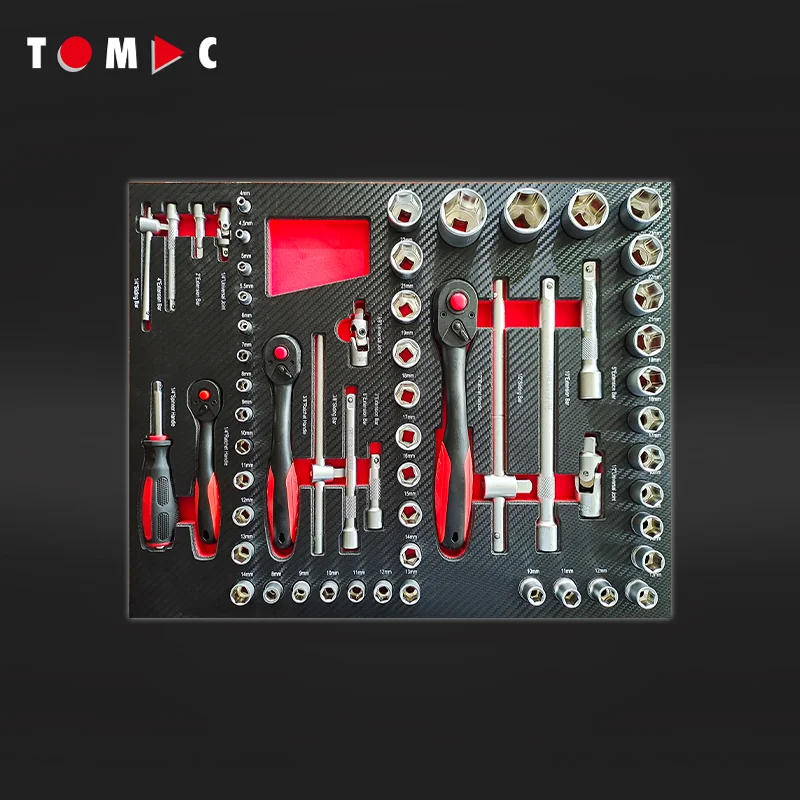 Tool Chests Cabinets 6-Drawer Heavy Duty Tool Cabinet with Tools Large Rolling Cabinet, Includes 156PCS Tools in 4 Drawers
