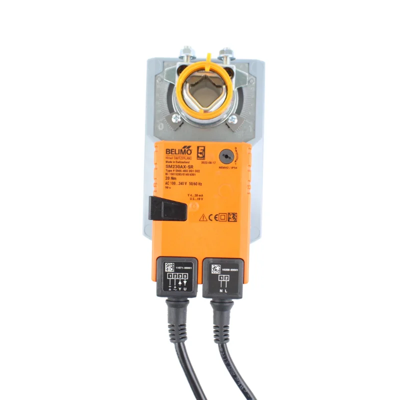 

SM230AX-SR 20 Нм Привод заслонки SMA-450 101 002 AC 100...240 В Модулирующий привод заслонки для системы HVAC 90s