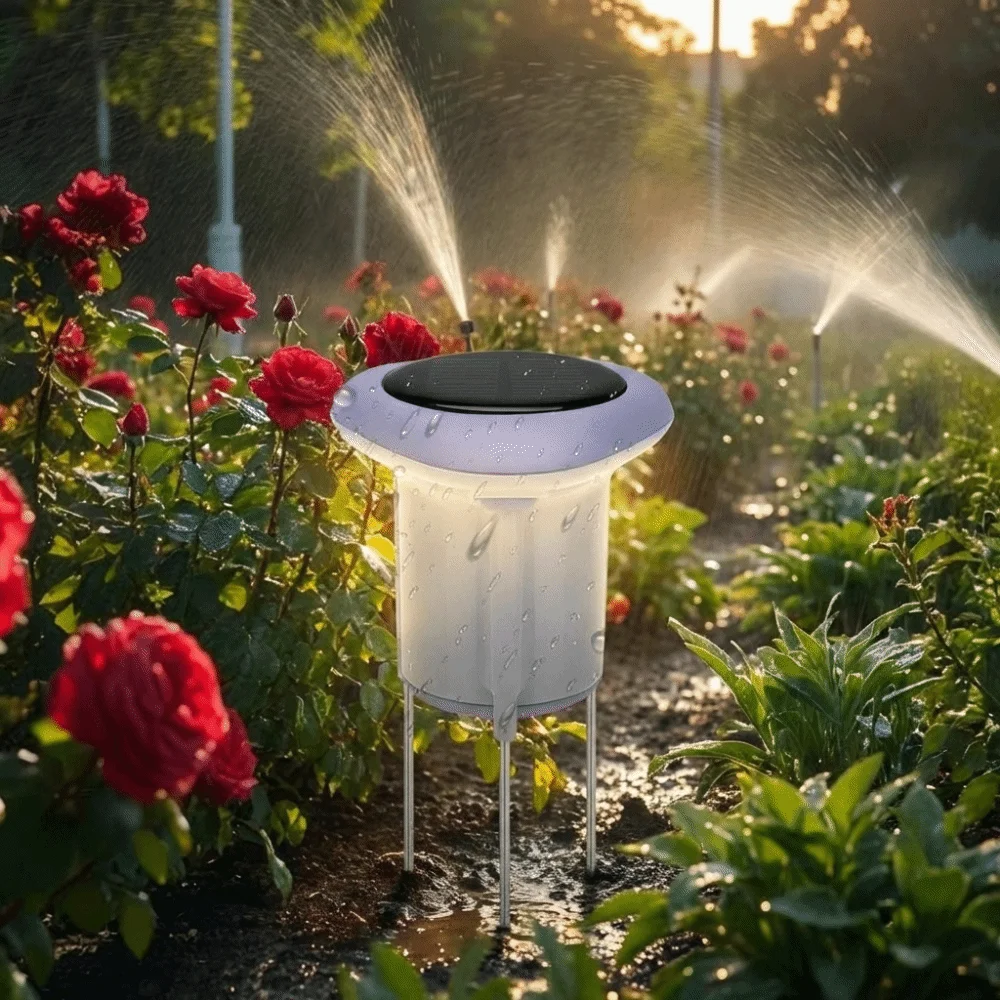 Solar Panel Solar Powered Soil Sensor Real-Time Monitoring Wireless Communication Soil Temperature Monitor Energy-Saving Power