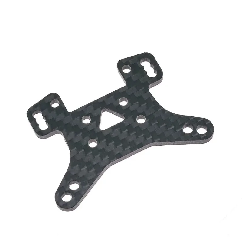 For LEILALUO AM-X12 Carbon Fiber Front Rear Shock Tower Plate 1/12 RC Car Upgrade Parts Accessories