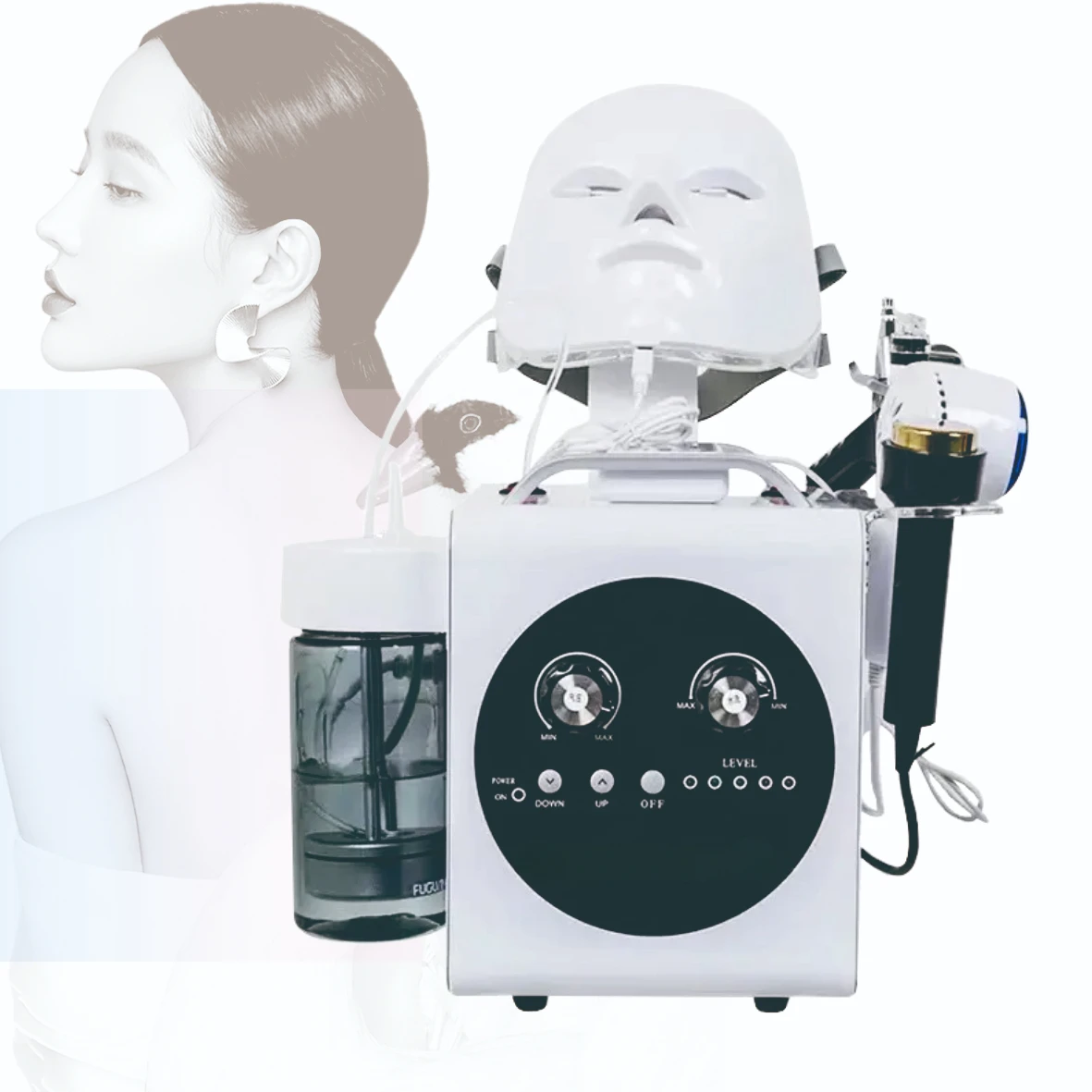 

Peeling & Peeling Machine / Bubble Diamond Microdermabrasion Facial Deep Cleanser