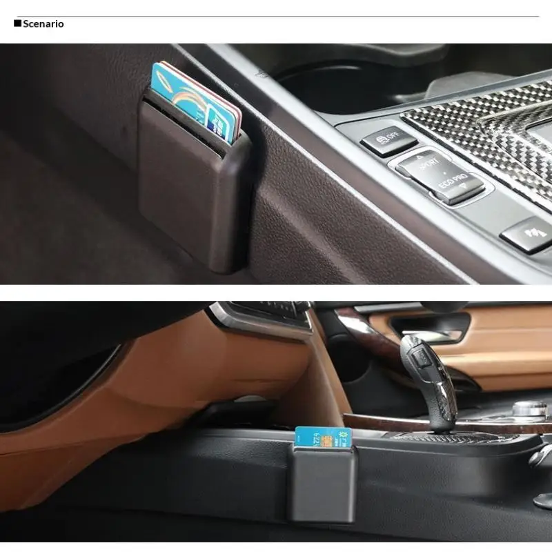 New Universal Car Interior Card Holder Multi-function Portable Card Storage Box Car Sun Visor Card Slot Box