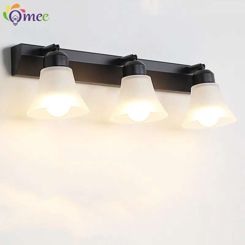 OMEE Led الحمام ضوء مرآة الجدار مصباح إضاءة المنزل الغرور جدار جبل تركيب المصابيح الحديثة مصابيح الحائط لغرفة المعيشة غرفة نوم