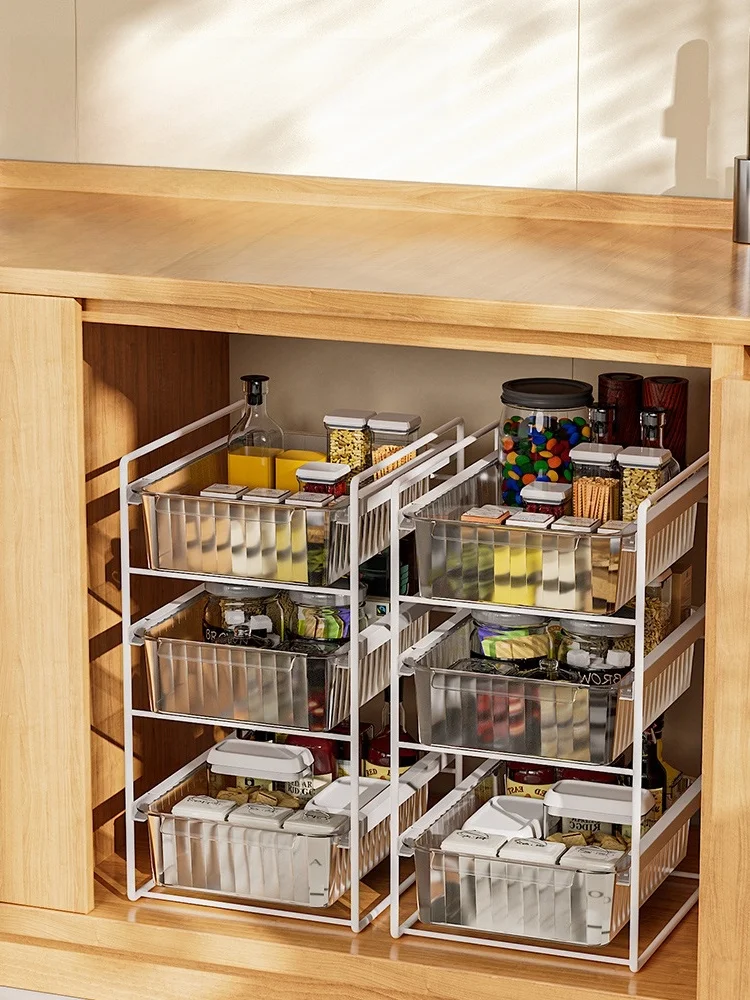 kitchen-storage-rack-under-cabinet-pull-out-sink-organizer-floor-standing-multi-functional-home-use-cabinet-shelf-rack