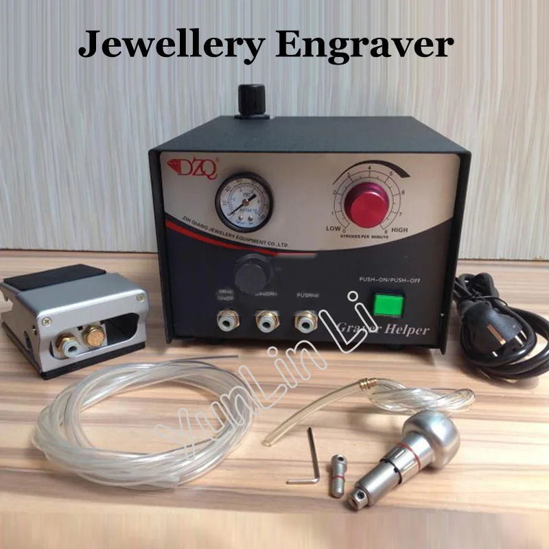 Jewelry Engraving Machine Hand Pneumatic Engraving Graver Single Ended gold farming tools Jewellery apparatus